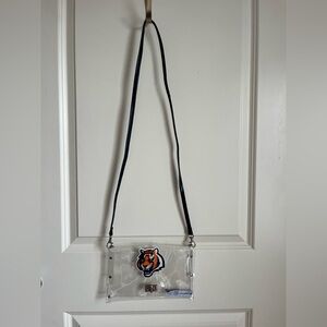 Bengals clearly crossbody bag